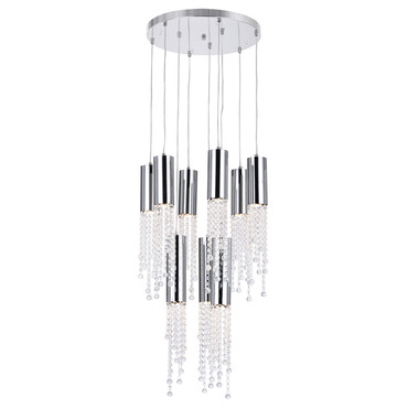 Extended Multi-Light Pendant | CWI Lighting at Lightology Extended Multi-Light Pendant
