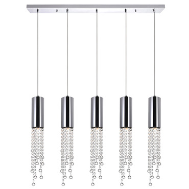 Extended Linear Pendant | CWI Lighting at Lightology Extended Linear Pendant