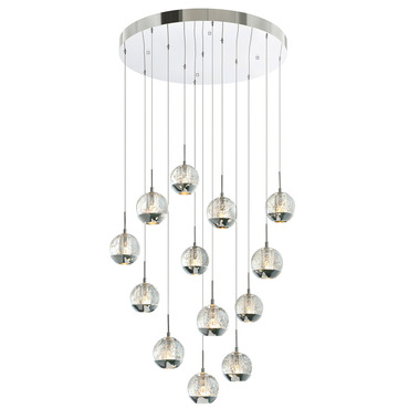 Perrier Multi-Light Chandelier | CWI Lighting at Lightology Perrier Multi-Light Chandelier