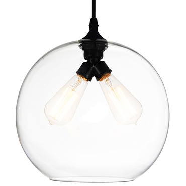 Glass 2-Light Pendant | CWI Lighting at Lightology Glass 2-Light Pendant