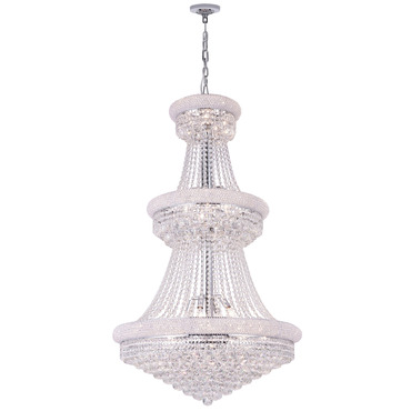 Empire Tiered Chandelier | CWI Lighting at Lightology Empire Tiered Chandelier