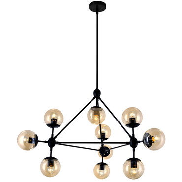 Glow Chandelier | CWI Lighting at Lightology Glow Chandelier