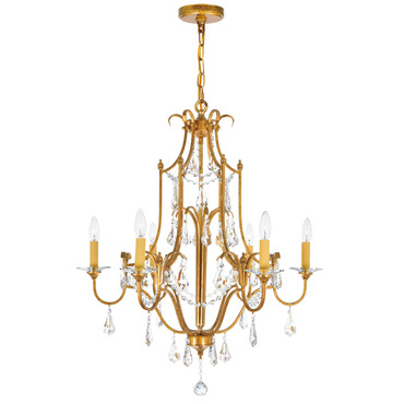 Electra Chandelier | CWI Lighting at Lightology Electra Chandelier