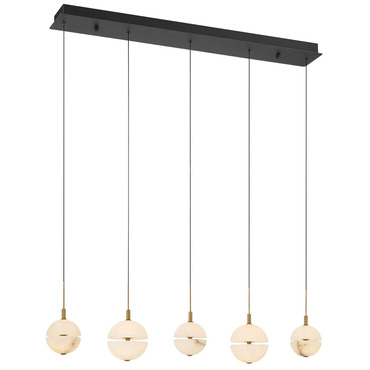 Corfu Linear Multi Light Chandelier | Lib & Co at Lightology Corfu Linear Multi Light Chandelier