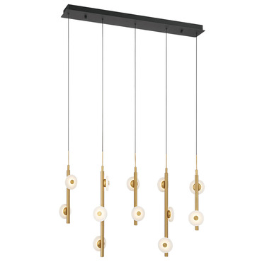 Etna Linear Multi Light Chandelier | Lib & Co at Lightology Etna Linear Multi Light Chandelier