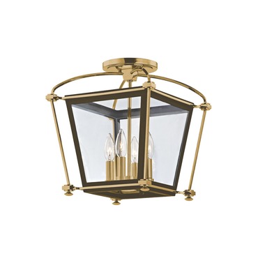 Hollis Semi Flush | Hudson Valley Lighting at Lightology Hollis Semi Flush