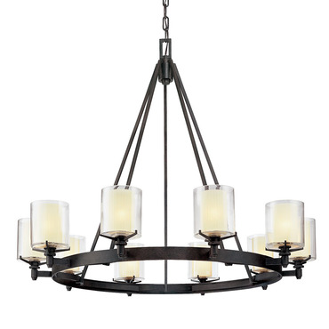 Arcadia Chandelier | Troy Lighting at Lightology Arcadia Chandelier