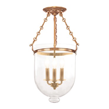 Hampton C1 Semi Flush Ceiling Light | Hudson Valley Lighting at Lightology Hampton C1 Semi Flush Ceiling Light