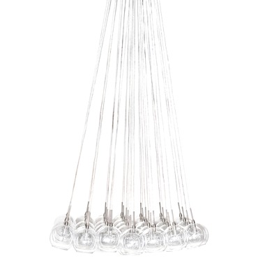 Starburst Multi Light Cluster Pendant | Et2 at Lightology Starburst Multi Light Cluster Pendant