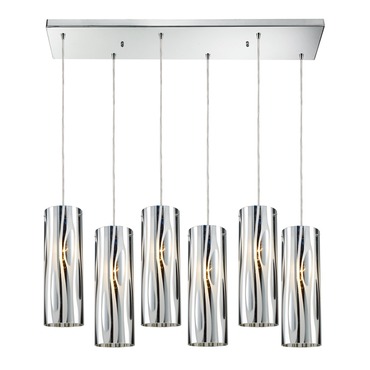 Chromia 6 Light Pendant | Elk Home at Lightology Chromia 6 Light Pendant