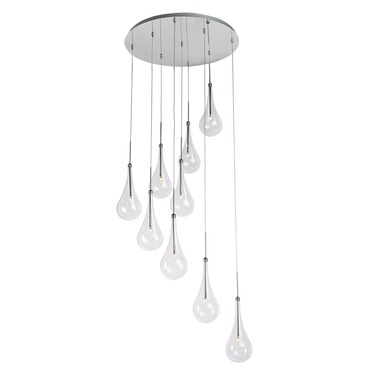 Larmes LED Round Suspension