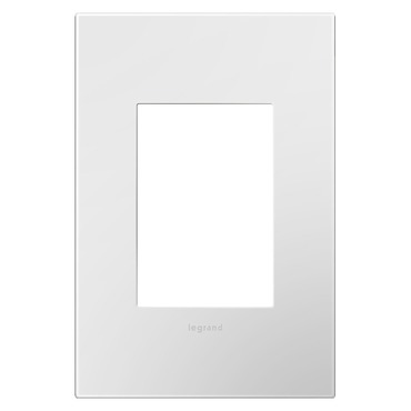 Adorne 1-Gang Plus Size Screwless Wall Plate with Microban