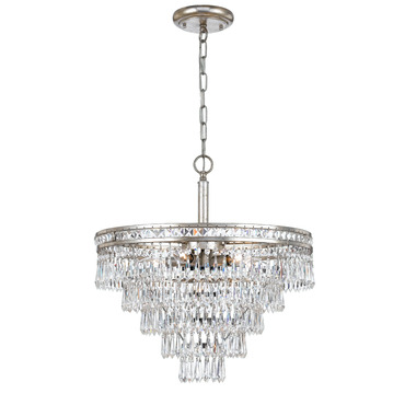 Mercer Semi Flush Mount / Chandelier | Crystorama at Lightology Mercer Semi Flush Mount / Chandelier
