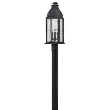 Bingham 120V Outdoor Post / Pier Mount Lantern | Hinkley Lighting at Lightology Bingham 120V Outdoor Post / Pier Mount Lantern