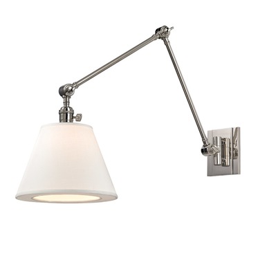 Hillsdale Vertical Swing Arm Wall Sconce | Hudson Valley Lighting at Lightology Hillsdale Vertical Swing Arm Wall Sconce