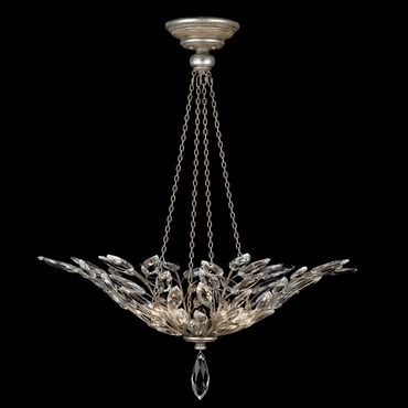 Crystal Laurel Bowl Pendant