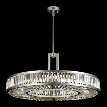 Crystal Enchantment Round Pendant | Fine Art Handcrafted Lighting at Lightology Crystal Enchantment Round Pendant