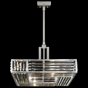 Crystal Enchantment Square Pendant | Fine Art Handcrafted Lighting at Lightology Crystal Enchantment Square Pendant