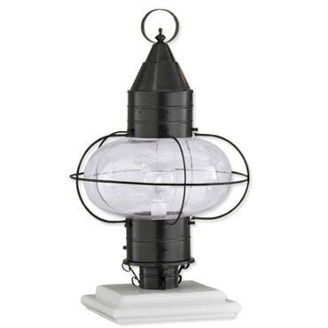 Classic Onion Outdoor Post Mount | Norwell Lighting at Lightology Classic Onion Outdoor Post Mount