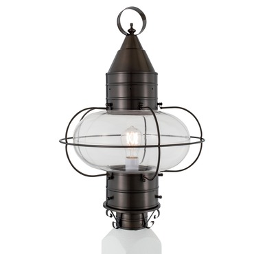 Classic Onion Outdoor Post Mount | Norwell Lighting at Lightology Classic Onion Outdoor Post Mount