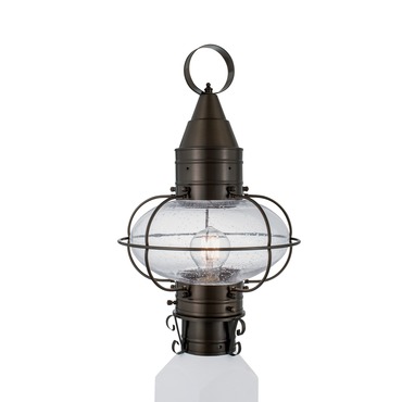Classic Onion Outdoor Post Mount | Norwell Lighting at Lightology Classic Onion Outdoor Post Mount