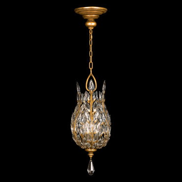 Crystal Laurel Mini Pendant | Fine Art Handcrafted Lighting at Lightology Crystal Laurel Mini Pendant
