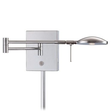Georges LED Round Head Reading Room Swing Arm Wall Sconce