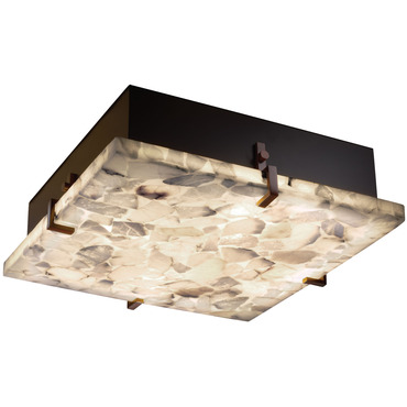 Alabaster Rocks Clips Flush Mount