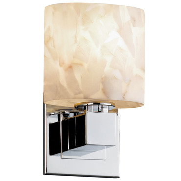 Aero One Light Oval Wall Sconce | Justice Design at Lightology Aero One Light Oval Wall Sconce