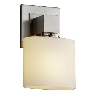 Fusion Aero Oval Wall Sconce | Justice Design at Lightology Fusion Aero Oval Wall Sconce