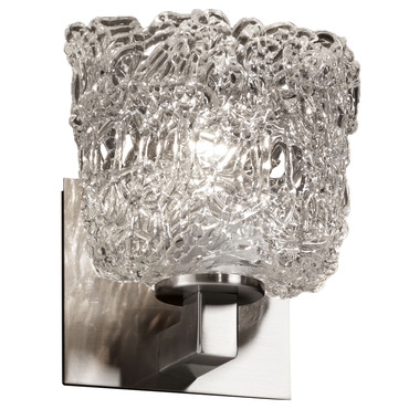 Modular Veneto Luce One Light Oval Bath Bar | Justice Design at Lightology Modular Veneto Luce One Light Oval Bath Bar