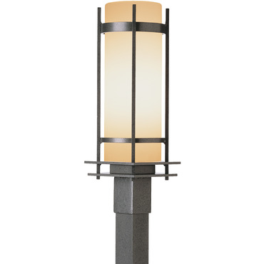 Banded Outdoor Post Light | Hubbardton Forge at Lightology Banded Outdoor Post Light