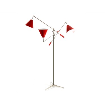 Sinatra Swing Three Arm Floor Lamp