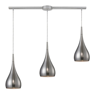 Lindsey 3-Light Linear Pendant | Elk Home at Lightology Lindsey 3-Light Linear Pendant