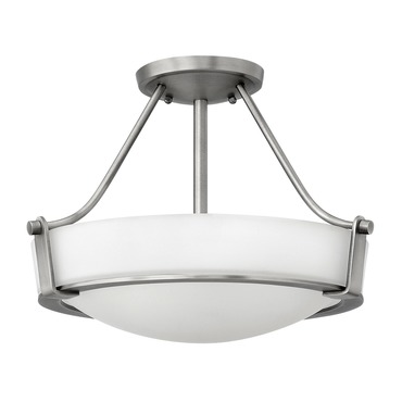 Hathaway Semi Flush Ceiling Light | Hinkley Lighting at Lightology Hathaway Semi Flush Ceiling Light