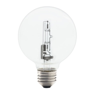 Eco Halogen G25 Med Base Globe 43 Watt 120V 
