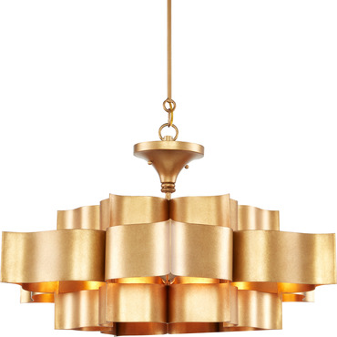 Grand Lotus Convertible Chandelier | Currey and Company at Lightology Grand Lotus Convertible Chandelier