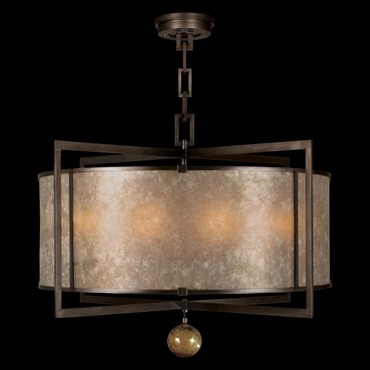 Singapore Moderne Drum Pendant