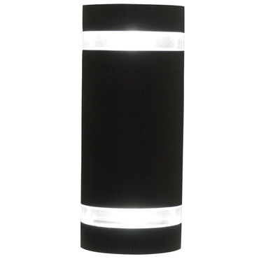 Summerside Outdoor Round Stripe Wall Sconce | DVI Lighting at Lightology Summerside Outdoor Round Stripe Wall Sconce