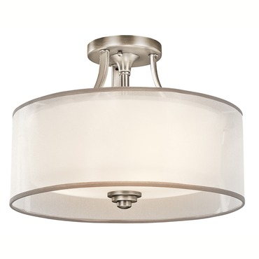 Lacey Semi Flush Ceiling Light | Kichler at Lightology Lacey Semi Flush Ceiling Light
