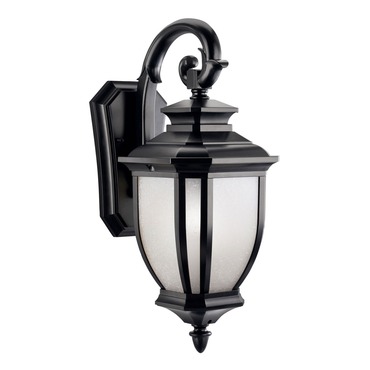 Salisbury Outdoor Hanging Lantern Wall Sconce | Kichler at Lightology Salisbury Outdoor Hanging Lantern Wall Sconce