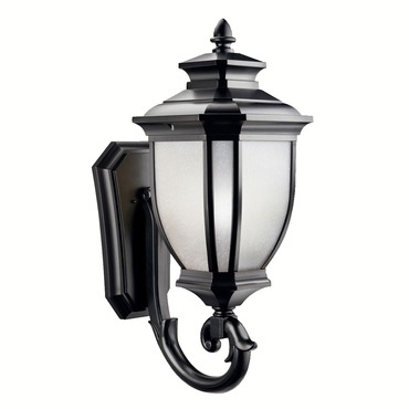 Salisbury Outdoor Lantern Sconce | Kichler at Lightology Salisbury Outdoor Lantern Sconce