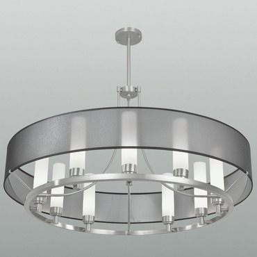 Ghost 36IN Chandelier Bronze / Silver Organza - Overstock