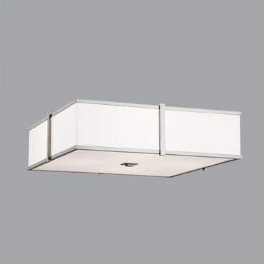 Hatbox Square Ceiling Flush Mount | ILEX at Lightology Hatbox Square Ceiling Flush Mount