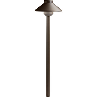 Stepped Dome Integrated LED Path Light 12V | Kichler at Lightology Stepped Dome Integrated LED Path Light 12V