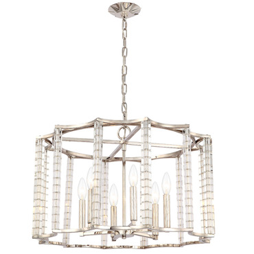 Carson Convertible Chandelier | Crystorama at Lightology Carson Convertible Chandelier