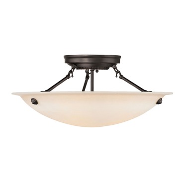 Oasis Semi-Flush Ceiling Mount | Livex Lighting at Lightology Oasis Semi-Flush Ceiling Mount