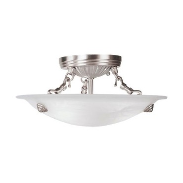 Oasis 4272 Semi-Flush Ceiling Mount | Livex Lighting at Lightology Oasis 4272 Semi-Flush Ceiling Mount