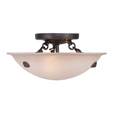 Oasis Semi-Flush Ceiling Mount | Livex Lighting at Lightology Oasis Semi-Flush Ceiling Mount