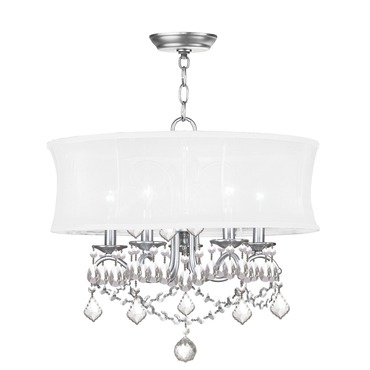 New Castle Chandelier/Ceiling Mount | Livex Lighting at Lightology New Castle Chandelier/Ceiling Mount